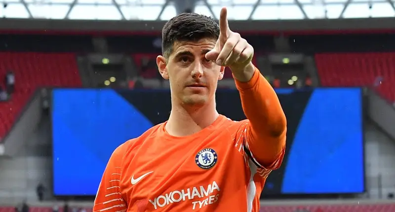 Kiper Chelsea, Thibaut Courtois (AFP/Ben Stansall)