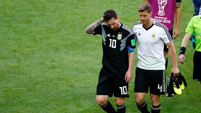 Gagal Eksekusi Penalti, Lionel Messi Tertunduk Lesu