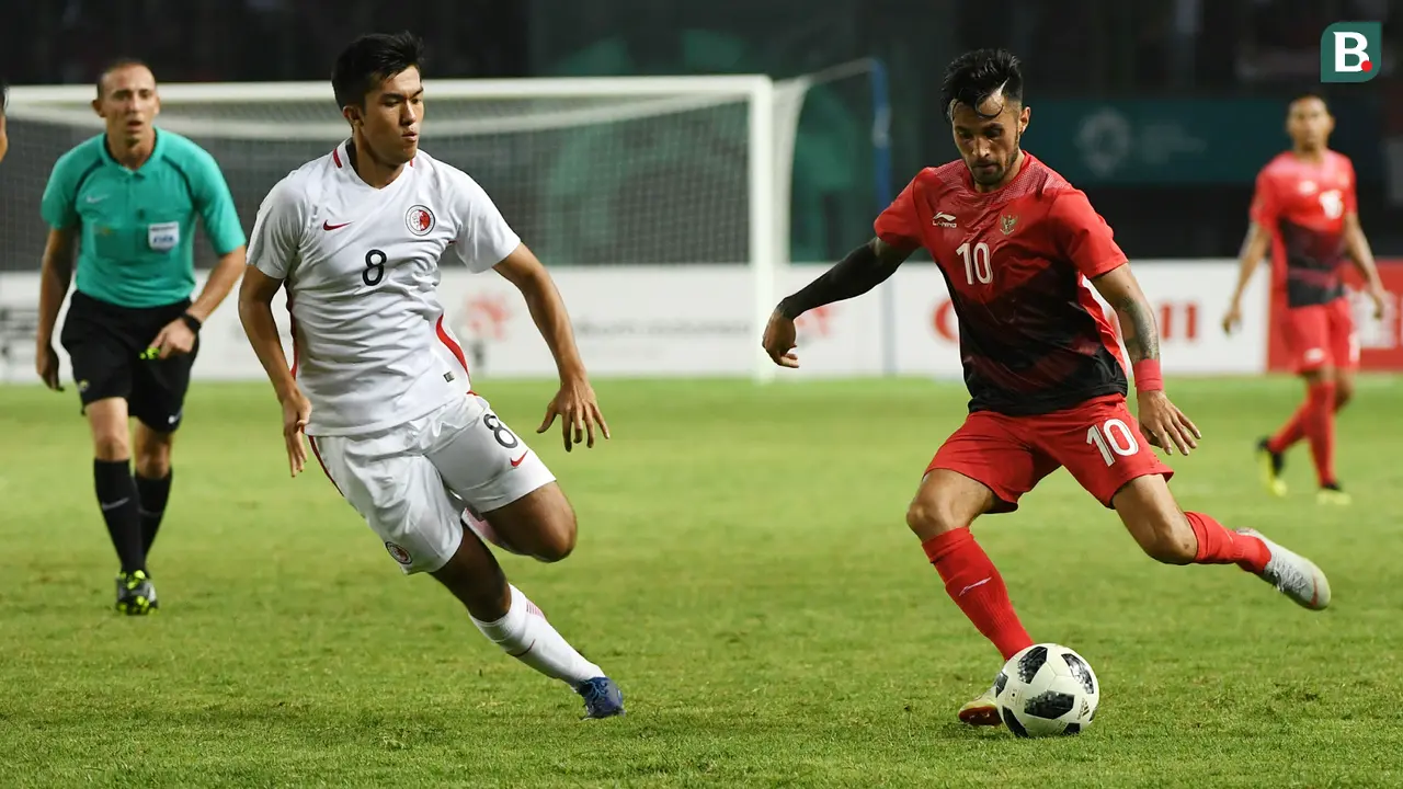 Sepak Bola : Indonesia Vs Hong Kong
