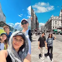 Lihat gaya kompak keluarga Nana Mirdad-Andrew White saat liburan di Swiss. (Instagram/nanamirdad_/andrew.white._).