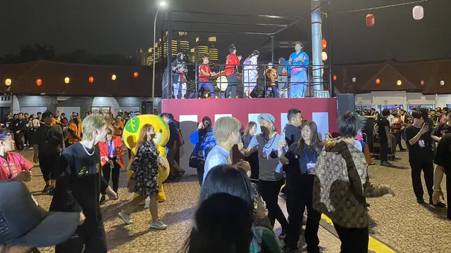 Tarian Bon Odori di Acara Jak Japan Matsuri 2023