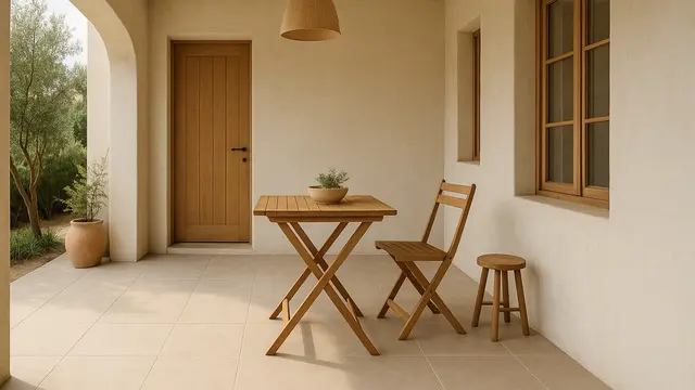 Model Teras Samping Bergaya Mezze