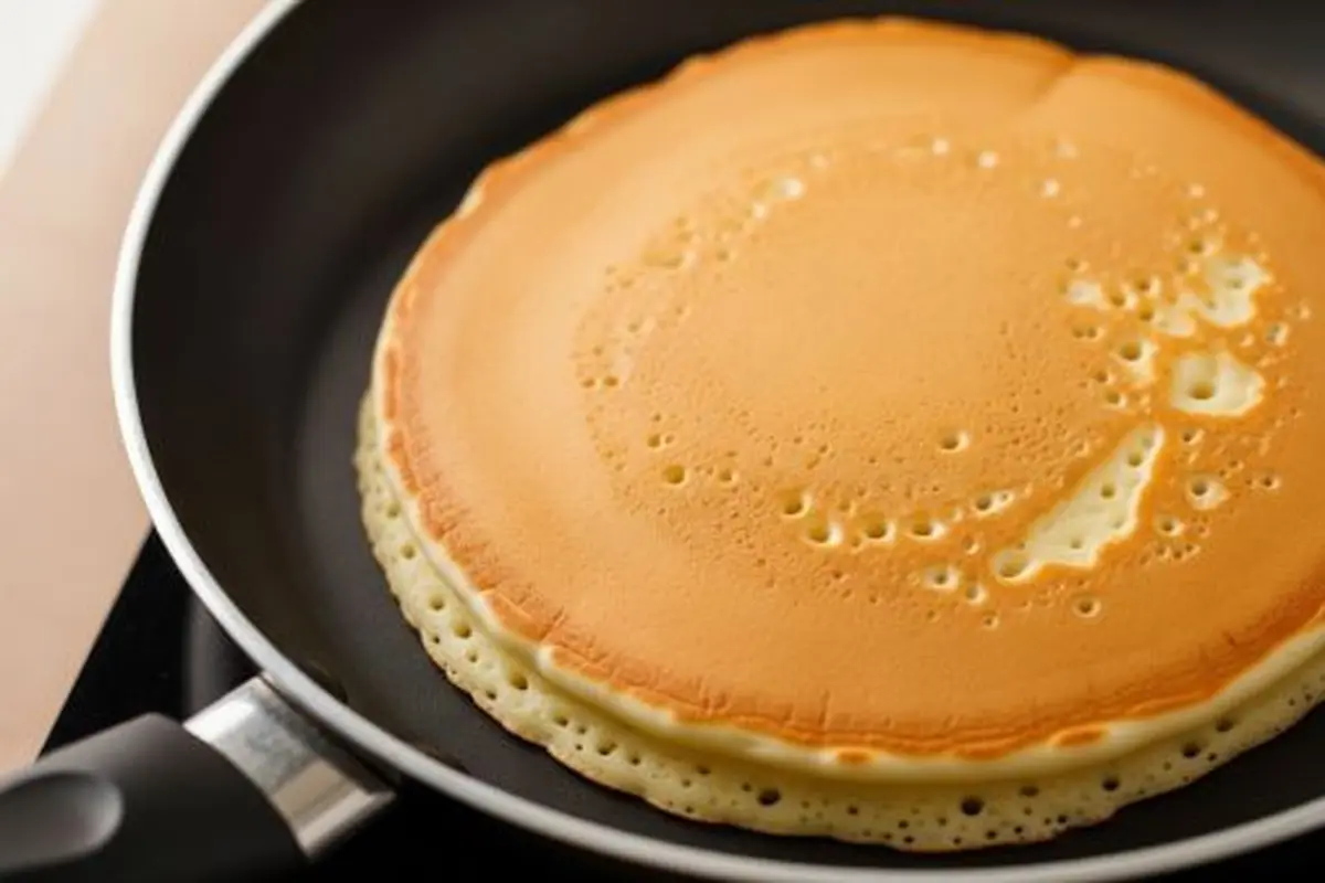 Pancake Teflon 3 Bahan Tanpa Susu