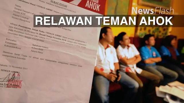 NEWS FLASH: Mantan TemanAhok Mengaku Bukan Relawan Namun Dibayar 