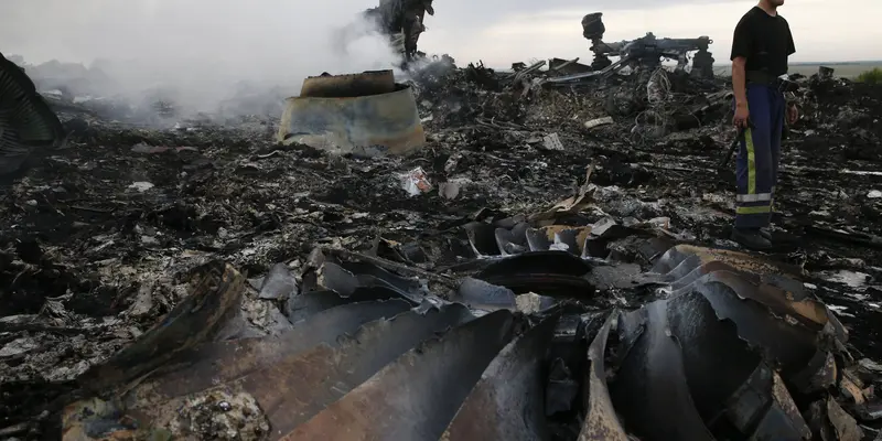 Begini Kondisi Malaysia Airlines MH-17 Pasca-ditembak Jatuh