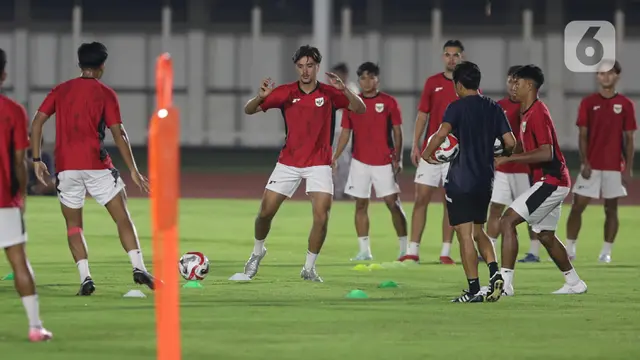 Latihan Akhir Timnas Indonesia Jelang Hadapi Lawan di ASEAN U-23 Championship 2025