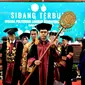 Menteri Pertanian, Andi Amran Sulaiman saat menghadiri Wisuda Nasional Politeknik Pembangunan Pertanian (Polbangtan) dan Politeknik Enjiniring Pertanian Indonesia (PEPI) di Auditorium PEPI pada Kamis (29/8/2024). (Foto: Istimewa)