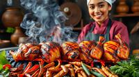 cara membuat ayam bakar yang enak dan meresap ©Ilustrasi dibuat AI