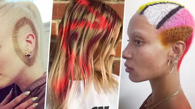 Tren Gaya Rambut Grafiti untuk Tampil Nyentrik, Tertarik? - Fashion ...