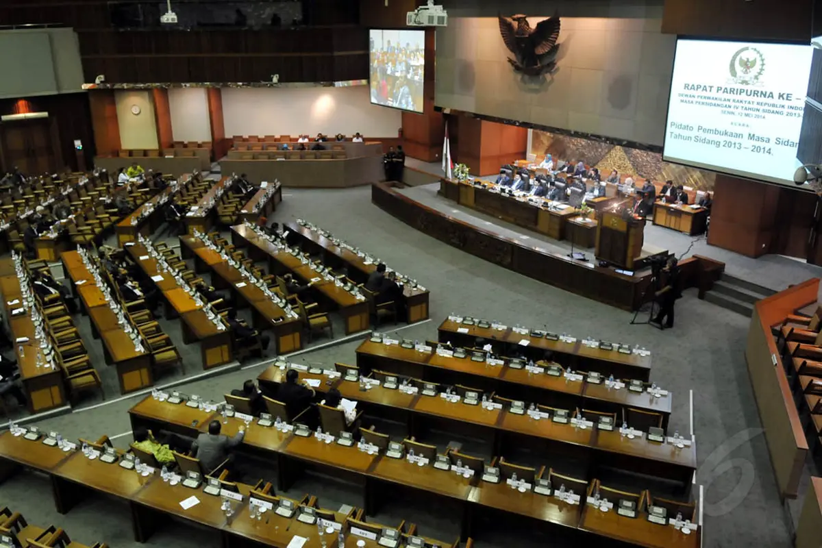 206 Anggota DPR Tak Hadiri Rapat Paripurna Perdana