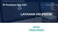 Website pendataan Non-ASN