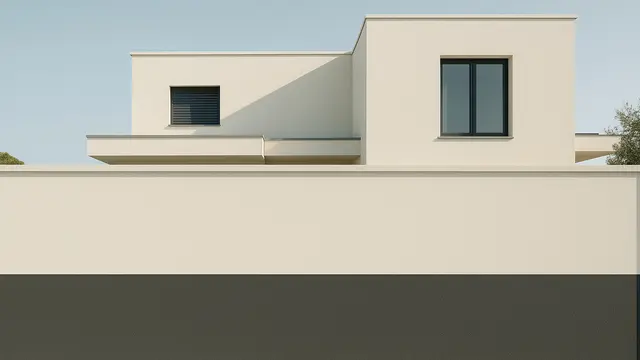 10 Model Pagar Tembok Rumah Minimalis Murah dan Estetik di 2025/ Ilustrasi AI