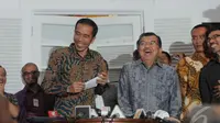 Jokowi-JK di Rumah Transisi, Jakarta. (Liputan6.com/Herman Zakharia)