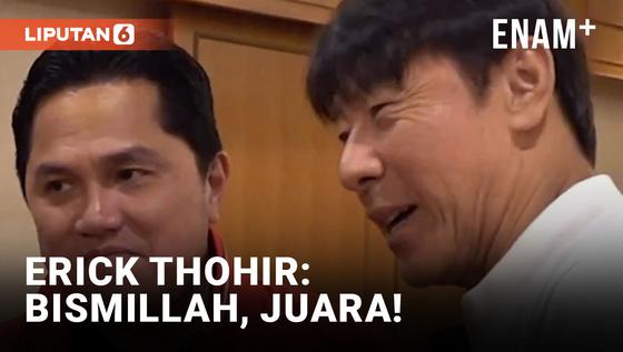 VIDEO: Erick Thohir Bertemu Shin Tae-yong dan Pemain Timnas Sebelum Piala Dunia U-20