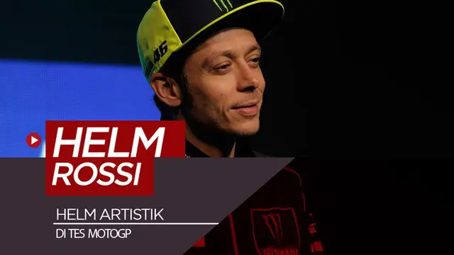 Berita video pembalap tim Monster Energy Yamaha, Valentino Rossi, mengungkapkan dirinya akan menggunakan helm berbeda dan artistik untuk tes MotoGP di Sepang, Malaysia.