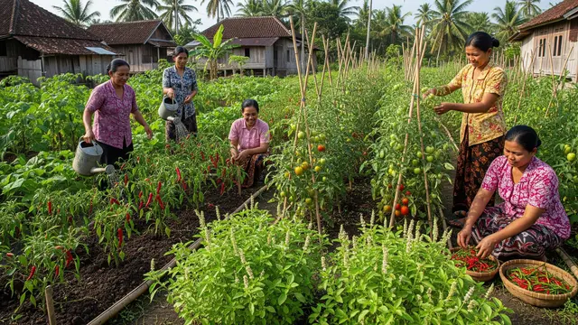 Ide Kebun Sayur Tumpangsari Tradisional untuk Organisasi Ibu-ibu di Desa