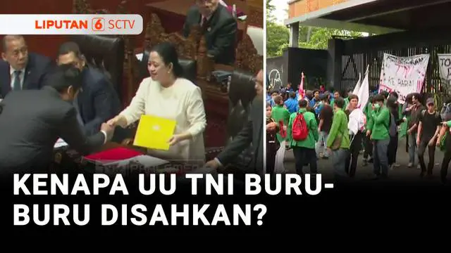 VIDEO: Diskusi: UU TNI Disahkan di Tengah Gelombang Penolakan, Kenapa ?