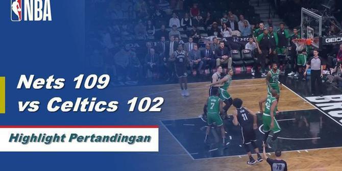 Cuplikan Hasil Pertandingan NBA : Nets 109 vs Celtics 102