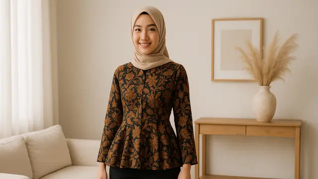 7 Model Atasan Batik Wanita Elegan, Cocok untuk Acara Formal Maupun Santai