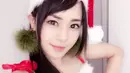 Sora Aoi tampak cantik dengan balutan pakaian khas bertemekan Natal. Artis film porno kelahiran 11 November 1983 tersebut mengawali kariernya sebagai model gravure. (Instagram/@aoi_sola)