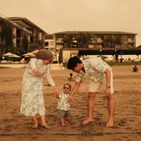 Belum kembali ke layar kaca, Lesti Kejora-Rizky Billar sedang asyik liburan di Bali.