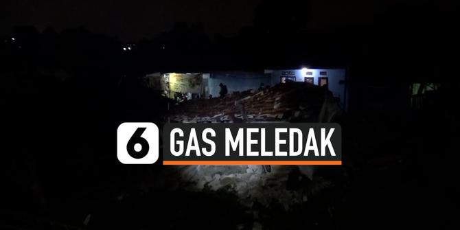 VIDEO: Tabung Gas 3 Kg Meledak, Rumah di Cimahi Hancur