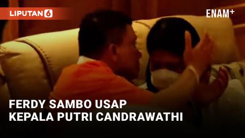 VIDEO: Momen Romantis Ferdy Sambo dan Putri Candrawathi saat Reka Adegan