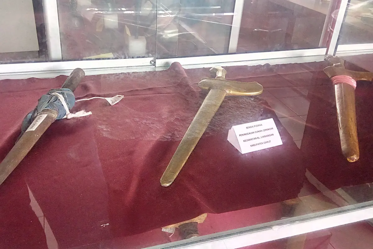 Salah satu benda pusaka keris, peninggalan kerajaan Padjajaran di Garut