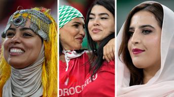 Potret Fans Maroko Yang Cantik-Cantik di Piala Dunia 2022