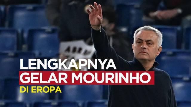Berita motion grafis gelar-gelar Jose Mourinho selama berkarier menjadi manajer