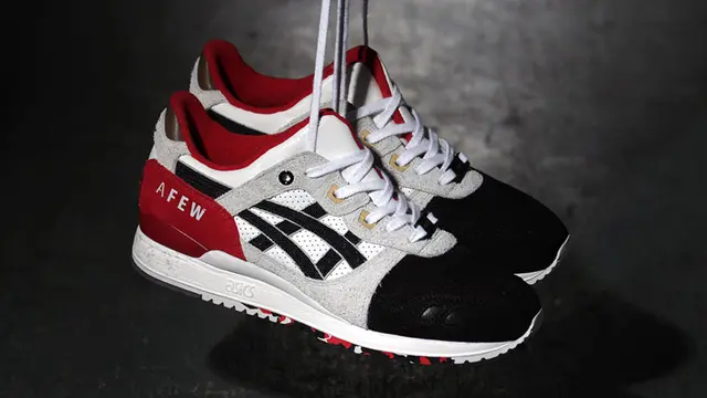 Afew X Asics Gel Lyte Iii Black Koi/dok. Asics