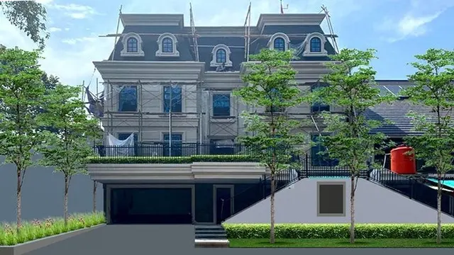 Penampakan depan rumah Raffi Ahmad dan Nagita Slavina. (Foto: Instagram/raffinagita1717)