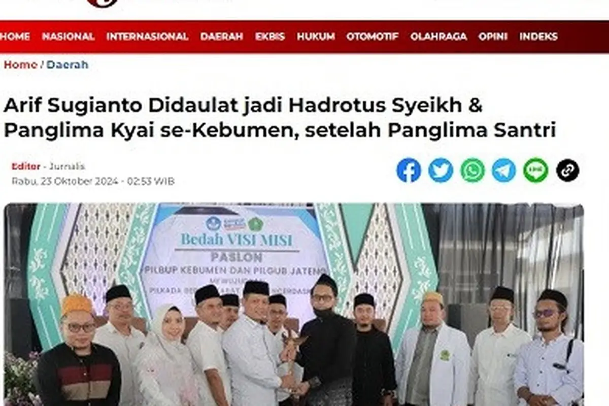 Laporan Arif Sugiyanto