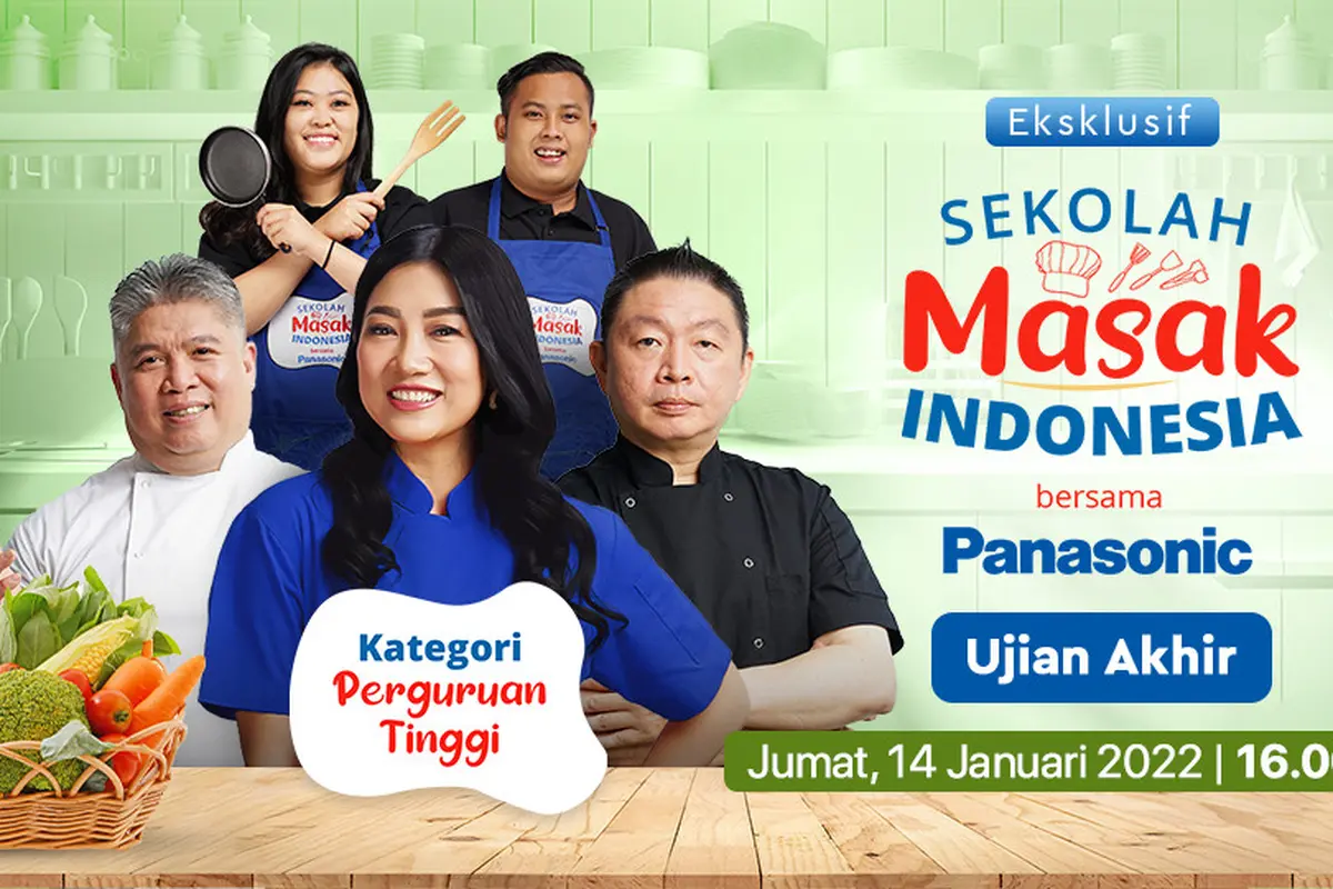 Live Streaming Sekolah Masak Indonesia Penentuan Juara Perguruan Tinggi
