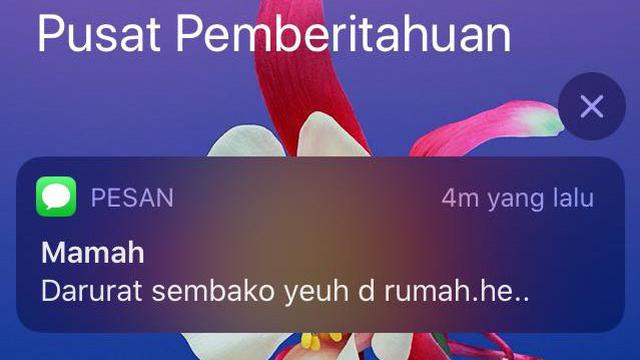 6 Chat Ibu dan Anak Perkara Uang Ini Bikin Haru. (Sumber: Twitter/9itmr)