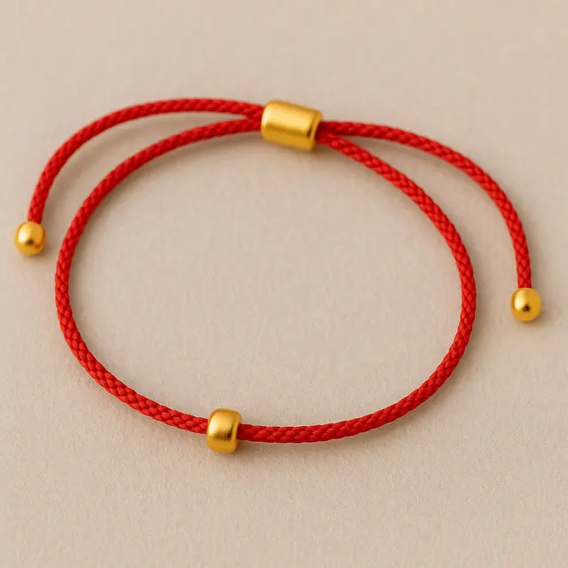 Gelang Emas Tali 24 Karat Desain Minimalis (Foto: ChatGPT)