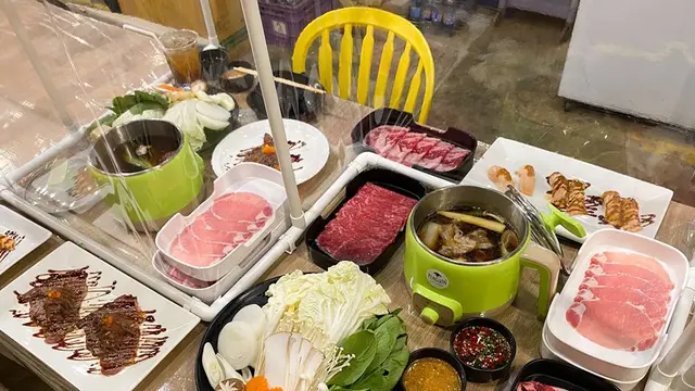 Penguin Eat Shabu
