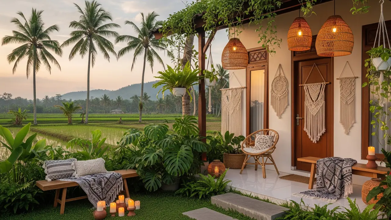 Rumah Ala Pedesaan yang Bikin Pikiran Lebih Tenang. Foto AI Generated