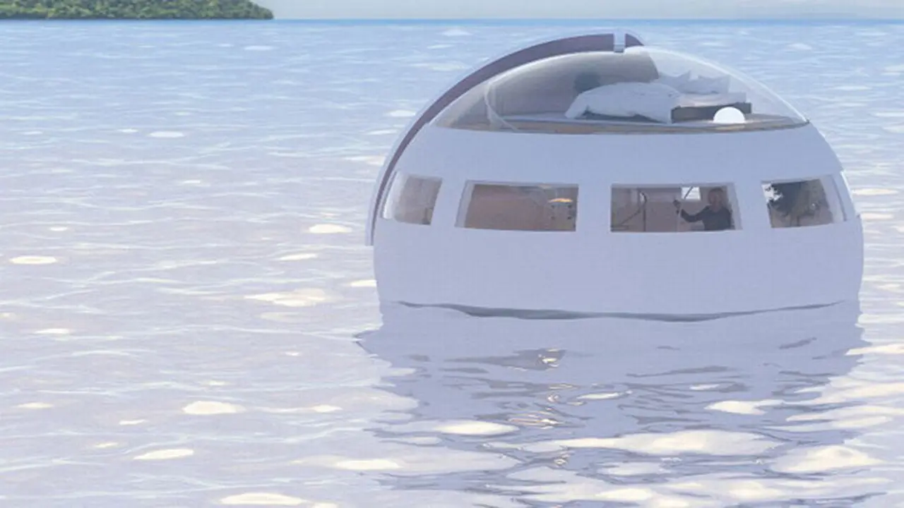 Mizukami, Hotel Terapung yang Futuristik di Jepang