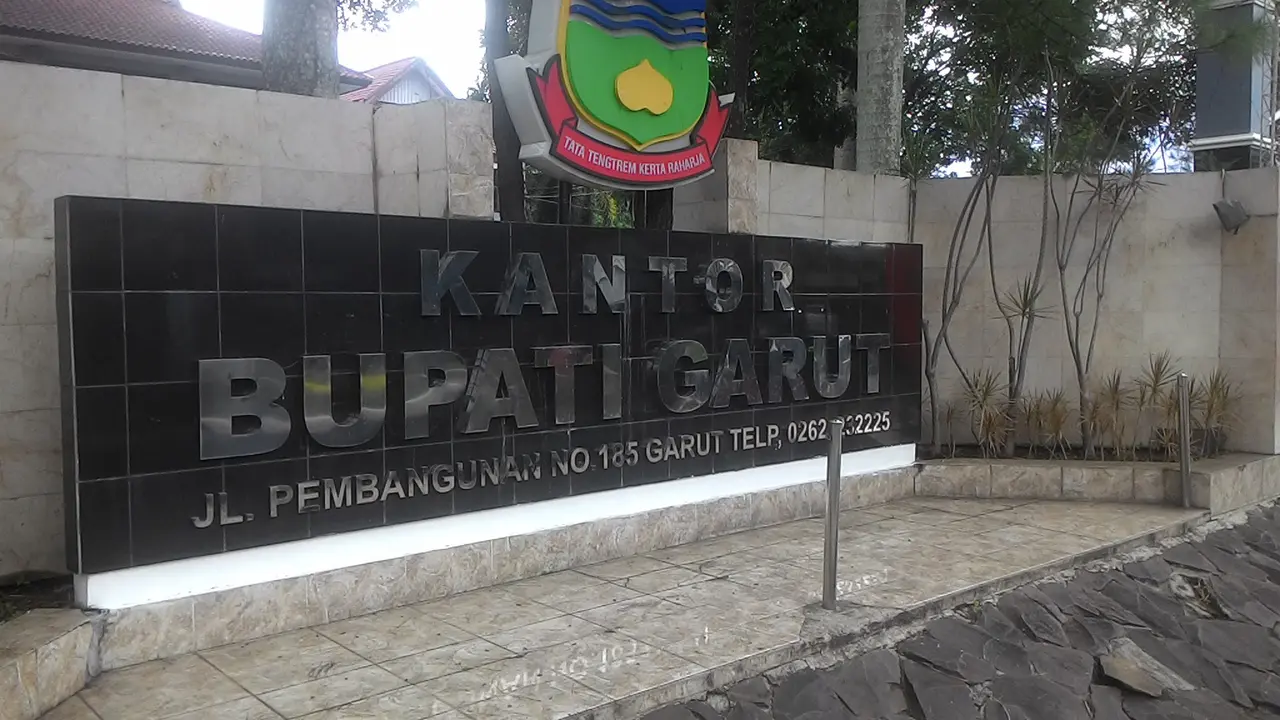 Kantor Bupati Garut di jalan Pembangunan Garut, Jawa Barat
