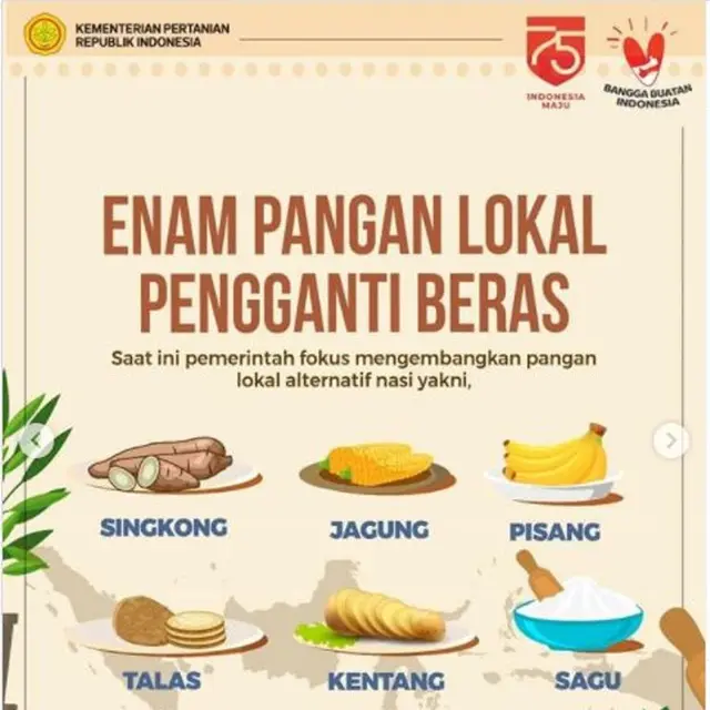 6 dari 77 Sumber Karbohidrat Indonesia Bisa Jadi Pengganti Nasi, Apa Saja?