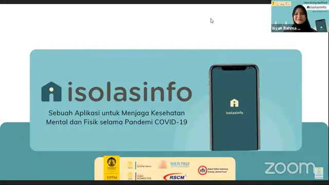 Mahasiswa dari FK dan Fasilkom UI mengembangkan aplikasi Isolasinfo untuk menjaga kesehatan mental dan fisik, khususnya bagi mereka yang menjalani isolasi mandiri karena Covid-19 (Dok. Biro Humas dan KIP UI)