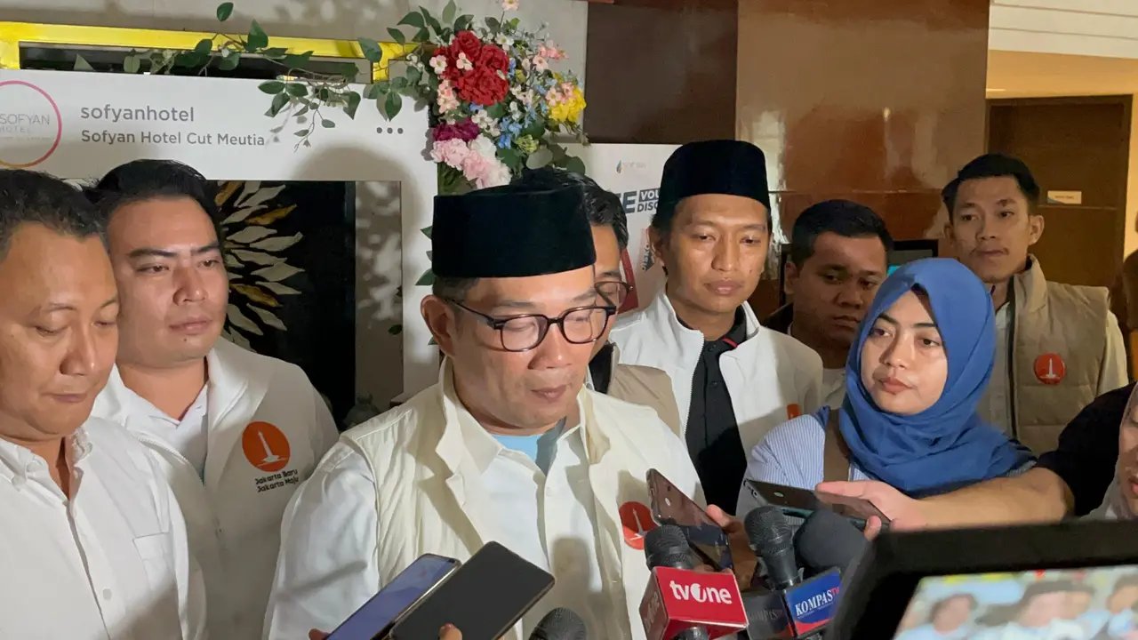 Calon Gubernur (Cagub) Jakarta nomor urut 1 Ridwan Kamil (RK) (Liputan6.com/Winda Nelfira)