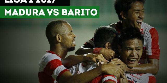 VIDEO: Highlights Liga 1 2017, Madura United Vs Barito Putera 3-1