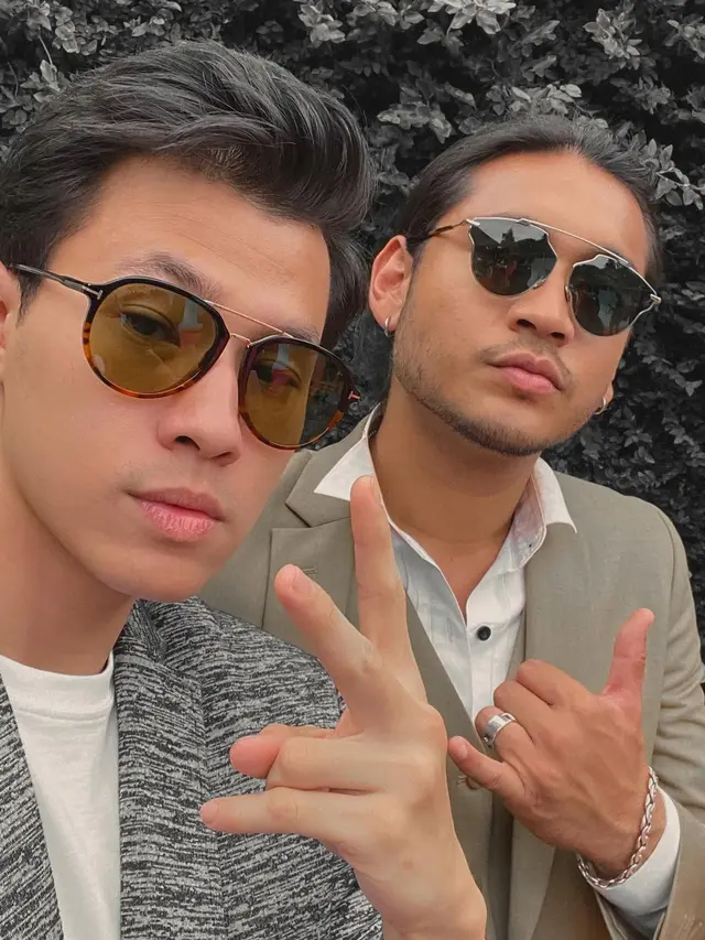 Emeraldy Rafael dan Giorgino Abraham. (Foto: Instagram @emeraldyrafael)