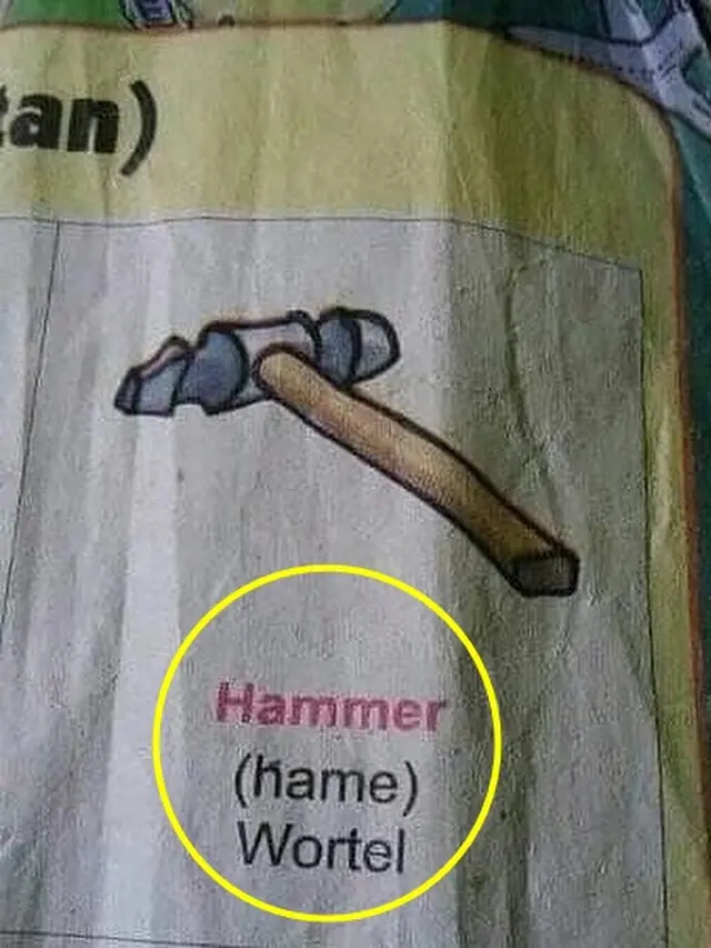 kesalahan di buku bahasa Inggris