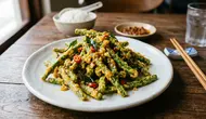 Resep Buncis Goreng Telur Asin Renyah dan Gurih