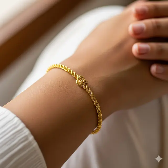 Gelang Tali Simpul Minimalis