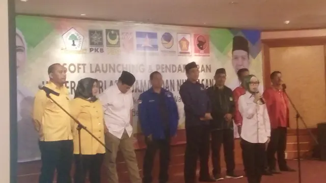 Pasangan calon di Pilkada Serang, Banten.