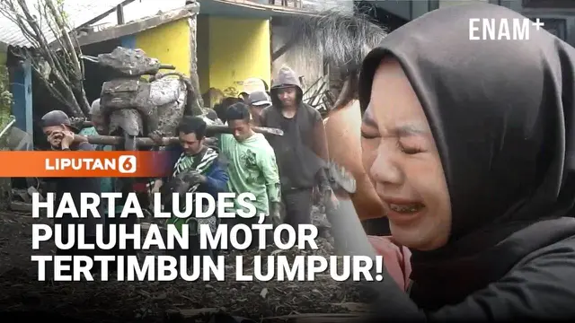 Sepekan Banjir Bandang Slamet, Warga Gali Lumpur Selamatkan Harta